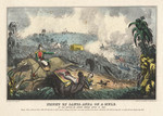 Flight of Santa Anna on a Muel, at the Battle of Cerro Gordo, April 17, 1847.