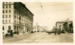 Broadway - showing Naval Y.M.C.A., San Diego, Cal