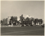 [Exterior full view from parking lot Columbia Broadcasting Station building, 6121 Sunset Boulevard, Hollywood]