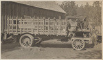 One of the two Alco trucks used in hauling from Long Barn to the dam. July, 1913