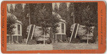 House over the Stump of the Original Big Tree, diameter 32 feet, Mammoth Grove, Calaveras County, # 880