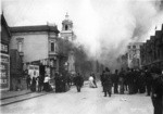 [Slavonian Church on fire. Fell St. near Market?]