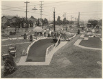 [Exterior general view miniature golf course, 6th and Westmoreland, Los Angeles]