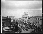 [Military parade on Main street at North Temple street], 228.