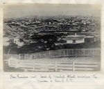 San Francisco 1865. End of Market Street overlooking the Mission & Bay of S.F.