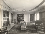 F.S. Allen residence, Altadena, living room