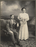 [Studio portrait of unidentified couple]