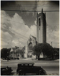 [Exterior full front view Methodist Episcopal Church, 6817 Franklin Avenue, Hollywood]