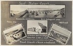 Roberts Cottages on the beach, Oceanside, California, views 1-2