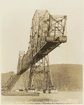 Carquinez Bridge. View from wharf, Contra Costa County, 10:17 a.m. Mar. 19, 1927