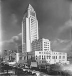 [Los Angeles City Hall construction]