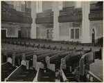 [Interior seating detail Immanuel Presbyerian Church, Wilshire Boulevard and Catalina, Los Angeles]