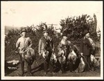 [Four Orland businessmen returning from goose hunt]