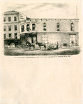 Rosenbaum store & rail-road house, Clay St., S.F., as they appeared after the earthquake, October 21st, 1868