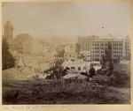 [Thomas D. Stimson residence, (front); elevated view of Los Angeles, (verso)]