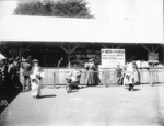 [Relief station, food distribution area. Refugee camp, Golden Gate Park]