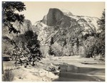 Half Dome from the bridge-June 27, 1907