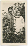 Miss Maurer with Chinese woman, U.S.I.S. hospital, approx. 1925