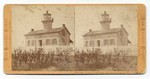 Santa Barbara-Light House; 4th order fixed light, 180 feet above the sea. 967.