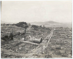 [Aerial view of earthquake damage on Mason Street]