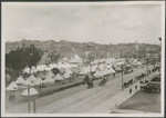 Refugee camp at Hamilton Square before houses were supplied there