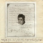 Photograph of letter from Robert Fulton to Robert McQueen.