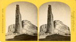 Explorers Column, Cañon de Chelle, Arizona. This shaft is the work of nature, and is about 900 feet in height; base about 70 by 110 feet. It stands near the center of the Cañon, and it is almost impossible to believe that it is not the work of human hands, no. 23