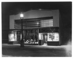 [Exterior night shot Elizabeth Ward Lamp Shop, Weyburn Ave., Westwood]