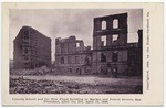 Lincoln School and the New Flood Building at Market and Powell Streets, San Francisco, after the fire, April 18, 1906