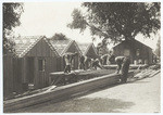 Building shacks for refugees May 1906