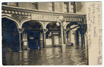 [Flood water approach to Hotel Antler, Venice, California]