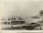 Copy of old print of San Diego 1840