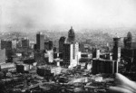 [Cityscape from Nob Hill looking southeast toward Call Building. During reconstruction]