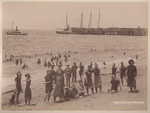 Beach scene at Redondo (2 views)