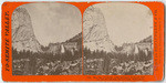 The Cap of Liberty, 4,000 feet above Yo-Semite Valley, and Nevada Fall, 700 feet high, Mariposa Co., # 1120