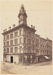 Randolph & Co., R. B. Gray, Paris, W. C. Randolph, San Francisco. View of Randolph & Co's jewelry establishment, San Francisco, nos. 101 and 103 Montgomery Street, corner of Sutter Street, San Francisco, Cal. (2 views)