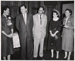 Library open house, Mar. 4, 1954