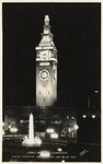 Ferry Building Illuminated, Shrine Convention San Francisco July 26-28 1932