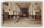 Interior of the Mission Church Santa Barbara, Cal.