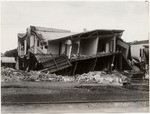 [Ruins of apartment house? Unidentified location]