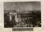 Laying cornerstone of City Hall.