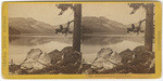 Railroad around Crested Peak. View from foot of Donner Lake, 261