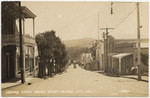 Looking down Broad Street, Nevada City, Cal. # 3556