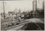 [Maintenance of streetcar lines during reconstruction, Market St.]