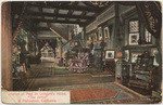 Interior of Paul de Longpre's home, "The Artist" at Hollywood, California