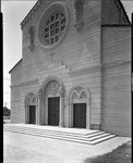 [Exterior full front view Saint Peter and Paul Church, Wilmington] (3 views)