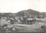 Picture showing the excursion at Mulholland at the celebration of the completion of the dam shown on opposite page