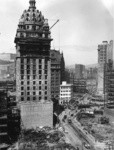 [Call Building and intersection of Market, Third, Kearny and Geary Sts. During reconstruction]