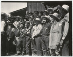 [Whiskerinos in Roaring Camp, Sacramento Golden Empire Centennial, 1939] (2 views)