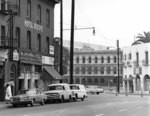 [Street scene showing Hotel Pacific and Pico House]